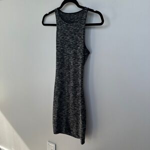 Open Back Bodycon Dress Heather Grey (XS)